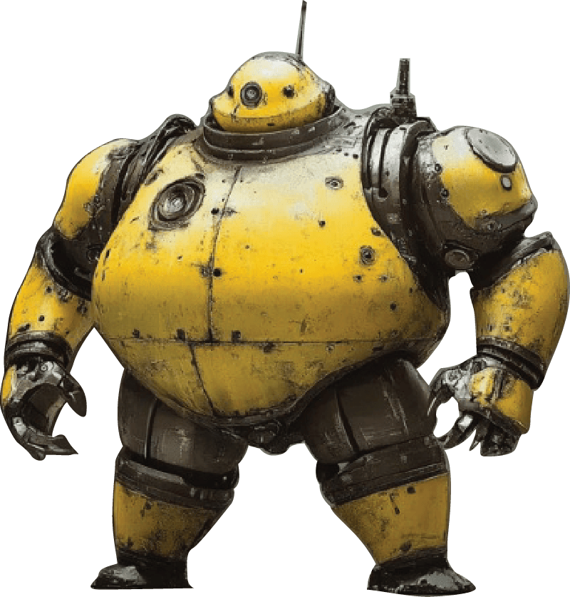 Vector sumo wrestler demonstrating bold spot color